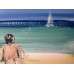 “Nudist Beach. Sea” – Original Female Nude Painting by Marina Stognieva
